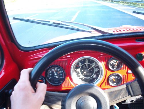Auf der Autobahn